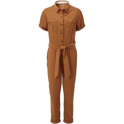 Craghoppers Гащеризон Craghoppers NosiLife Rania short sleeve jumpsuit - Brown (Toastd Pecan)