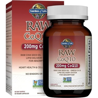 Garden of Life RAW CoQ10 200 mg [60 капсули]