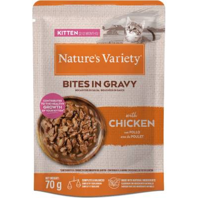 Nature's Variety Kitten Bites in Sauce kuřecí 28 x 70 g