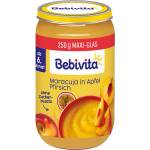 Bebivita Био Плодово Пюре Праскова, ябълка и маракуя 250 гр. - 6+ месеца