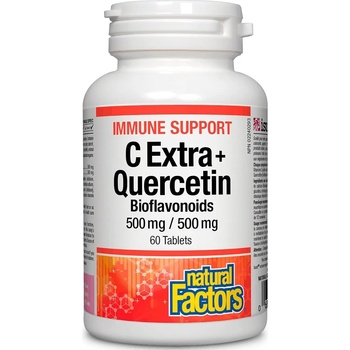 Natural Factors Immune Support C Extra + Quercetin, 60 таблетки, Natural Factors (1333 NF)