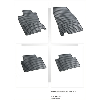 FroGum Гумени стелки Frogum за Nissan Qashqai 2013-2021 г (pa 0457-51464)