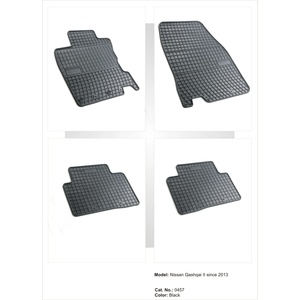 FroGum Гумени стелки Frogum за Nissan Qashqai 2013-2021 г (pa 0457-51464)
