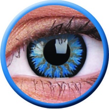 MaxVue Colour Glamour Aqua trojmesačné dioptrické 2 šošovky