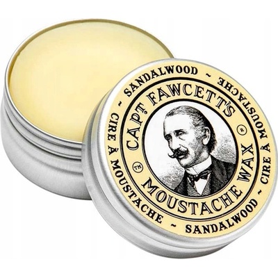 Captain Fawcett Moustache Wax The Gentleman's Stiffener vosk na knír Sandalwood 15 ml