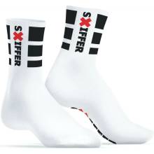 SneakXX SNIFFER bavlnené ponožky biele