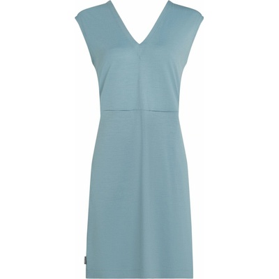 Icebraker Wmns Mer 200 Granary Sleeveless V Neck Dres Flint Blue