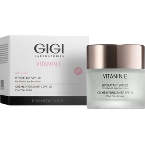 GIGI Laboratories GIGI Vitamin E Хидратиращ крем за мазна кожа, SPF20, 50 ml