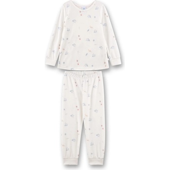 Sanetta Детско ежедневно термо бельо Sanetta Kid's Pyjama Long 233599 Pyjamas - White Pebble - размер 104 (EU) (714-1577-0113)