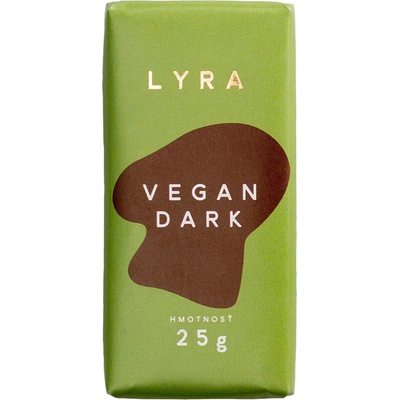 Lyra Vegan Dark hořká čokoláda 70% 25 g