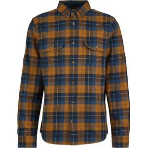 Fjällräven Мъжка риза с копчета Fjällräven Singi Heavy Flannel Shirt - Dark Navy / Buckwheat Brown (033-0290-1113)