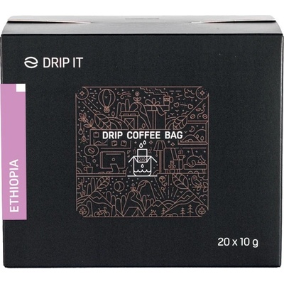 Drip it Káva Ethiopia Legesse Borsamo 20 x 10 g