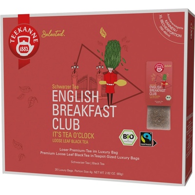 Teekanne Bio Luxury Bag English Breakfast černý čaj 20 ks