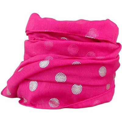 dámský bavlněný šátek fuchsia