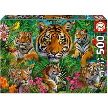 Educa Пъзел, Educa, Тигри в джунглата, 500 части