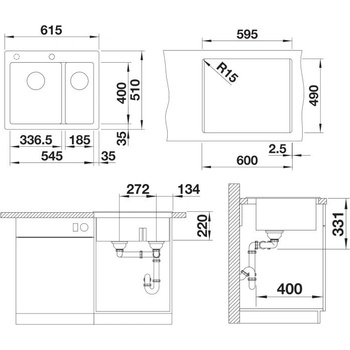 Image 1 of BLANCO PLEON 6 Split (521690)