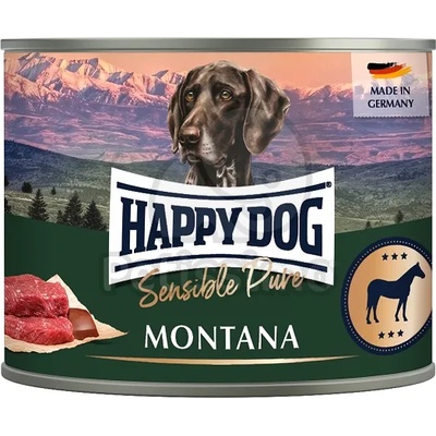 Happy Dog Sensible Pure Montana - Консерва от чисто конско месо 6 x 200 г