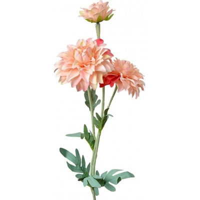 Umělá rostlina oranžová jiřina – 75 cm