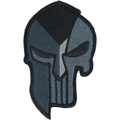 Nášivka: PUNISHER Spartan REV [ssz] antracitová | černá