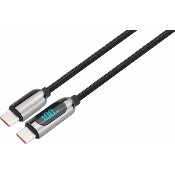 Solight SSC1802 USB-C, USB-C konektor - USB-C konektor, 100W, 2m