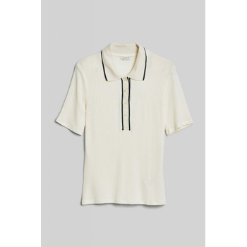 Gant LIGHTWEIGHT RIBBED SS POLO biela
