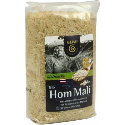Gepa FAIRTRADE Bio Hom Mali neloupaná rýže 0,5 kg