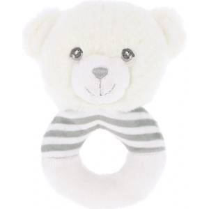 Keel Toys Бебешка дрънкалка Keel Toys Keeleco - Мече, ринг, 14 сm (SE2071)