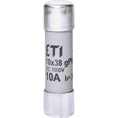 002625075 valcová poistka gPV 10A 1000VDC 10x38mm CH10 pre fotovoltiku ETI