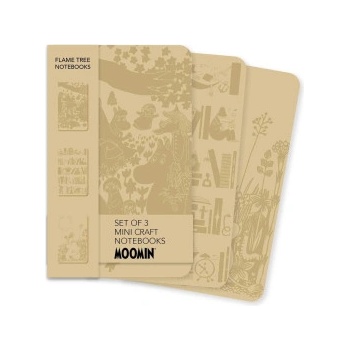 Flame Tree Publishing Moomin Set of 3 Mini Craft Notebooks