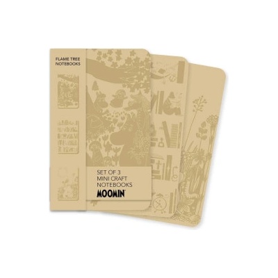 Flame Tree Publishing Moomin Set of 3 Mini Craft Notebooks | Flame Tree Publishing