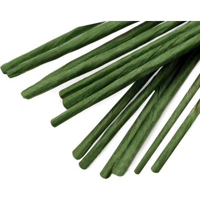 Drát obalený papírem 40cm - 2,5mm - zelený