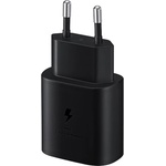 Samsung Захранване за ел. мрежа с технология за бързо зареждане с USB-C изход (черен) - Samsung Power Delivery 3.0 25W Wall Charger EP-TA800EBE (bulk)