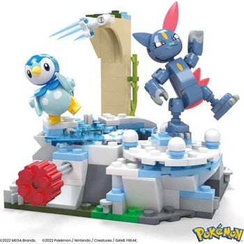 Mega Bloks Pokémon Piplup And Sneasel's Snow Day