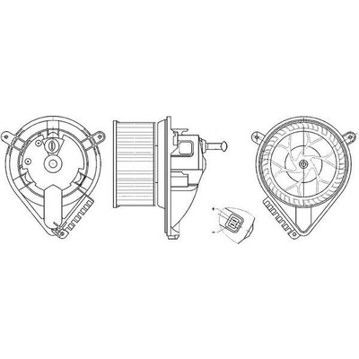 vnitřní ventilátor MAHLE AB 271 000S