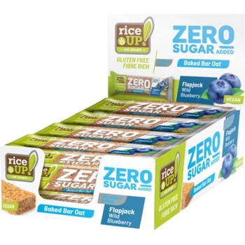 Image 1 of RiceUP! Flap Jack Zero Sugar Bar [12 x 70 грама] Синя боровинка