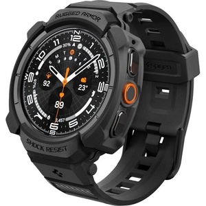 Spigen Калъф за Samsung Watch Ultra 2 47mm, Spigen Rugged Armor Pro Case, Черен (ACS11612)