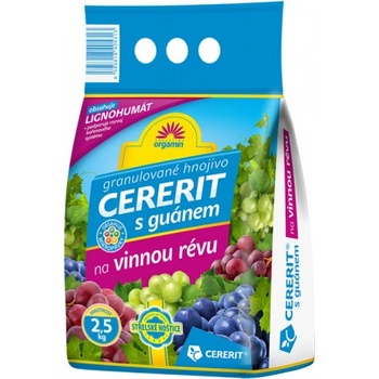 Nohel garden Hnojivo CERERIT ORGAMIN s guánem na vinnou révu 2,5 kg