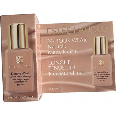 Estée Lauder Double Wear Stay-in-Place Mini dlouhotrvající make-up SPF10 3C2 Pebble 15 ml