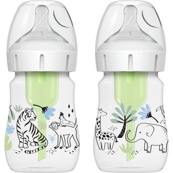 Dr. Brown's Шише Dr. Browns Wide Neck Джунгла 2x150ml