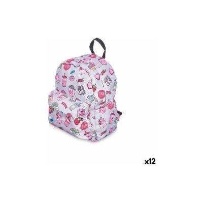 pincello Училищна чанта Дъга Многоцветен 28 x 12 x 22 cm (12 броя)