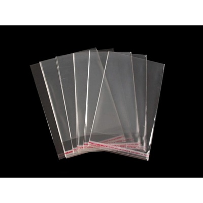 Celofánové sáčky s lepiacou lištou 7x10 cm - 32000 ks - Transparent - Transparent