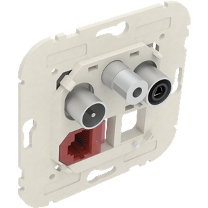 Efapel Мултимедиен контакт R-TV-SAT RJ45 Cat. 6 UTP (21544)
