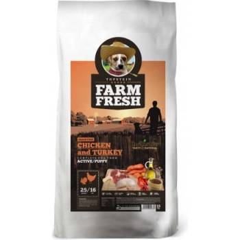 Topstein Farm Fresh Chicken and Turkey Active/Puppy Grain Free 15 kg