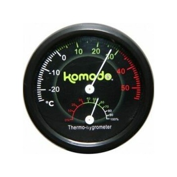 Komodo teploměr a vlhkoměr kombinovaný analogový 7,5x7,5 cm