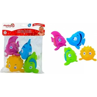 Globo Gumené hračky rybičky 4ks