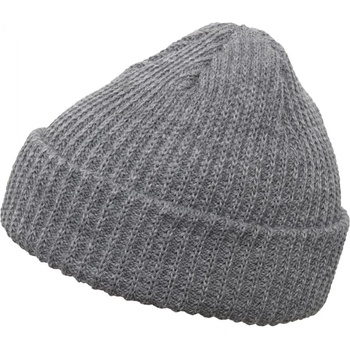 Urban Classics Шапка бийни в сив цвят Rib Beanie UB-1502RB-00431 - Сив, размер one size