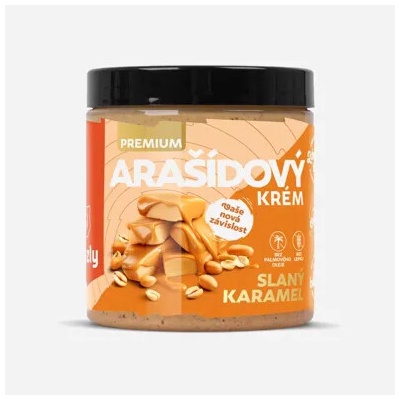 Grizly Arašidový krém Slaný karamel orechová nátierka 250 g
