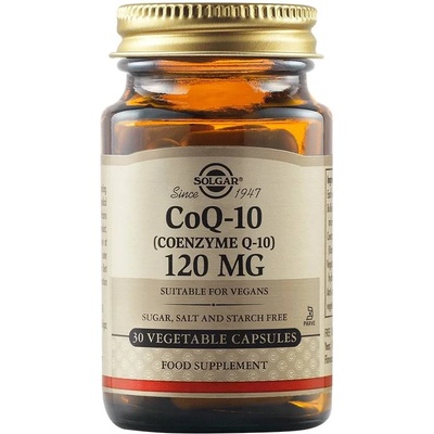 Solgar CoQ-10, 120 mg, 30 растителни капсули, Solgar