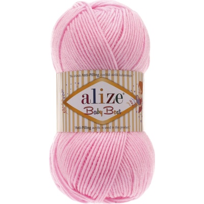 Alize Příze Baby best 191 sytá růžová