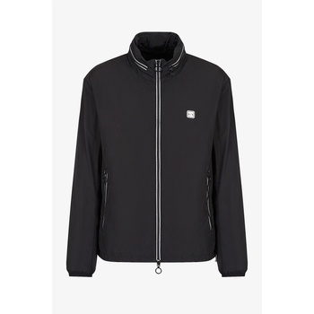 Armani Exchange Яке Armani Exchange Men's Patch Logo Long Sleeve Zip Harrington Jacket - Black 1200